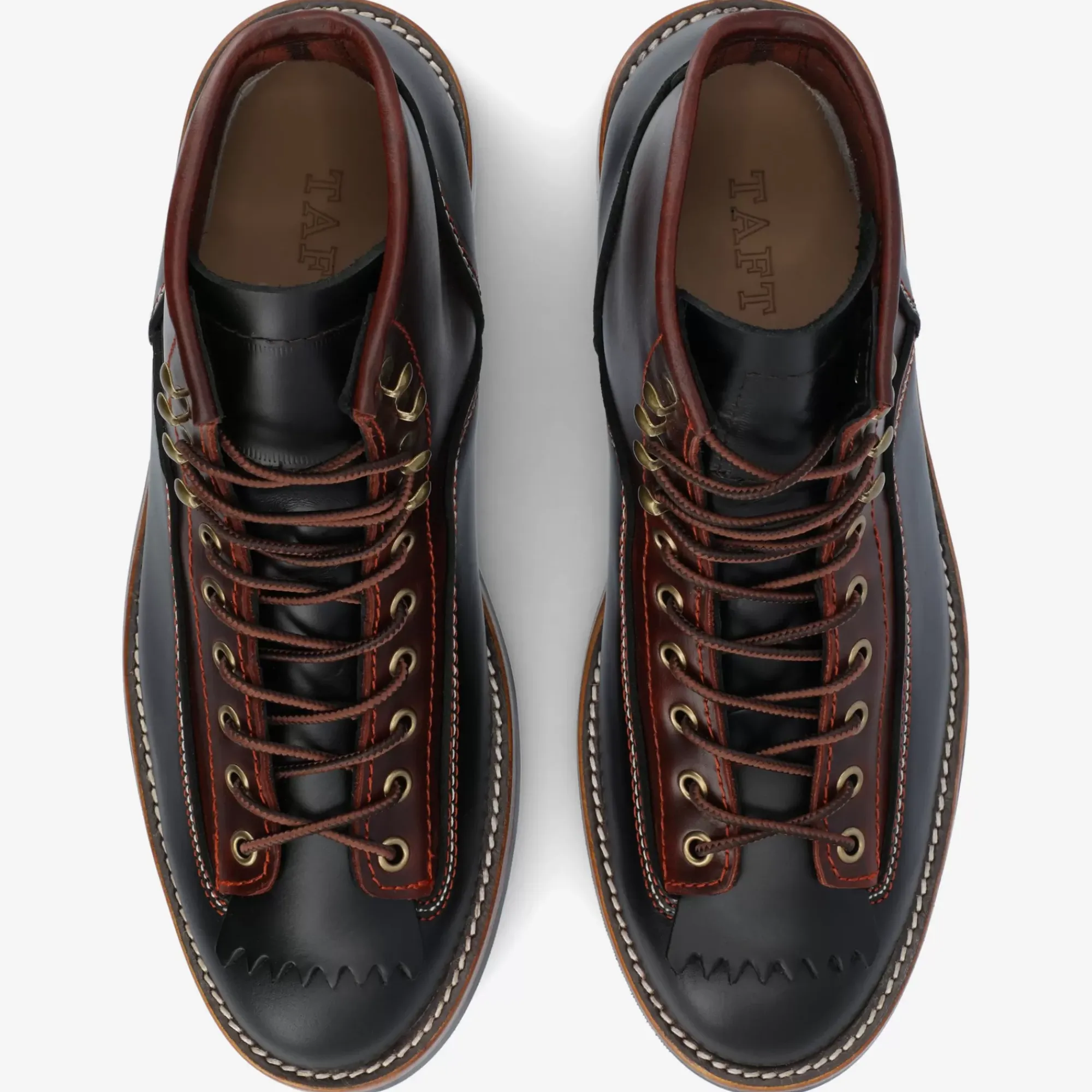 Discount TAFT Model 007 Boot In Black/Cherry