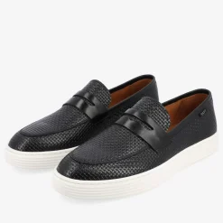 Clearance TAFT Model 106 Loafer In Black