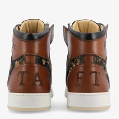 New TAFT Rapido Brown High Top Sneakers - Eden |