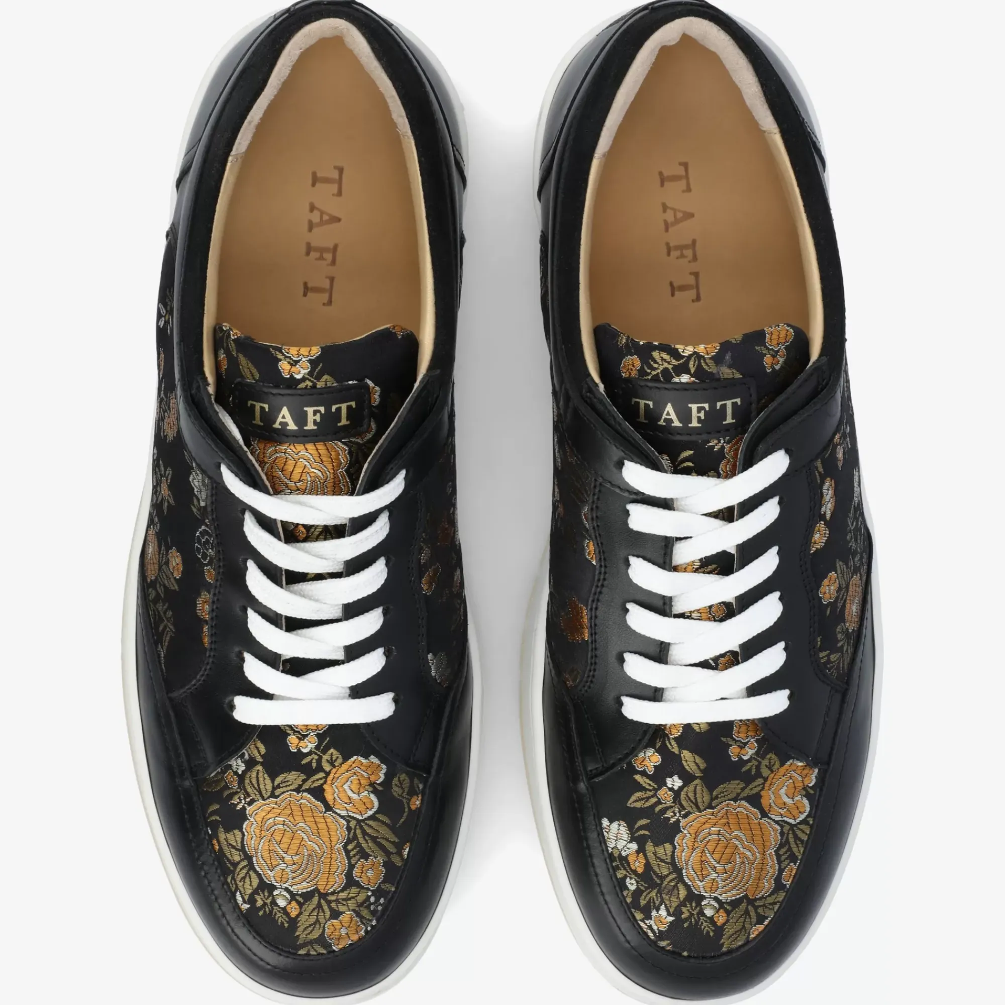 New TAFT Rapido Low In Eden Noir - Black Leather Sneakers |