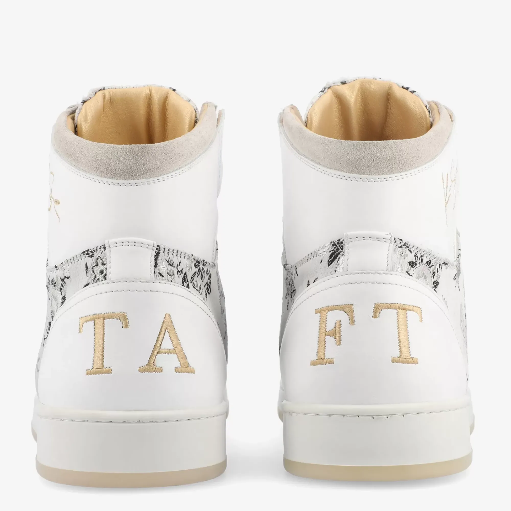 TAFT Rapido Mens White High Tops - Eden Blanc |