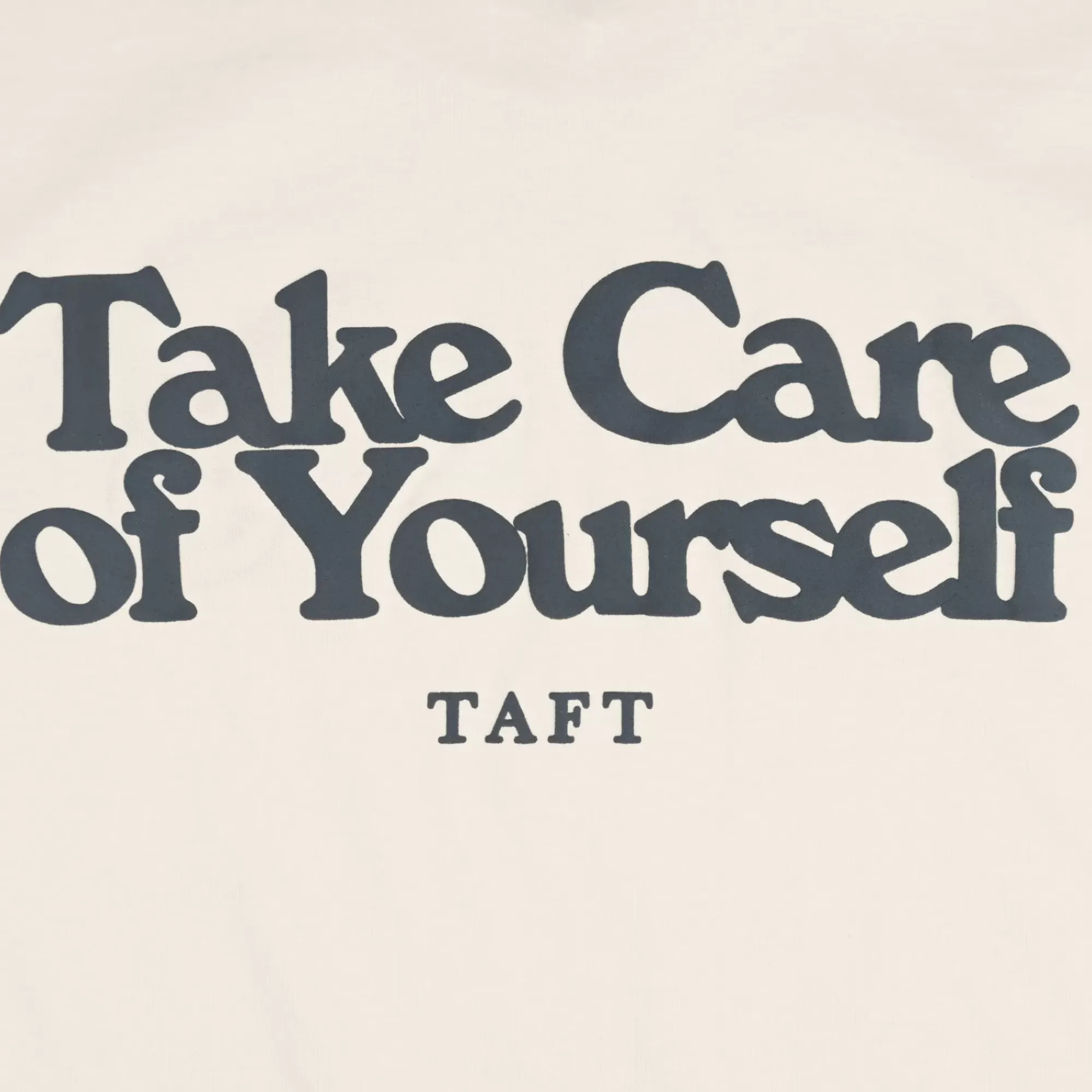 Discount TAFT Take Care T-Shirt In Ecru