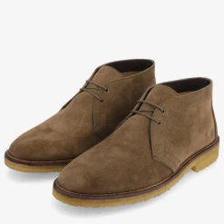 Online TAFT The Chukka Boot In Olive - Mens Chukka Boots |
