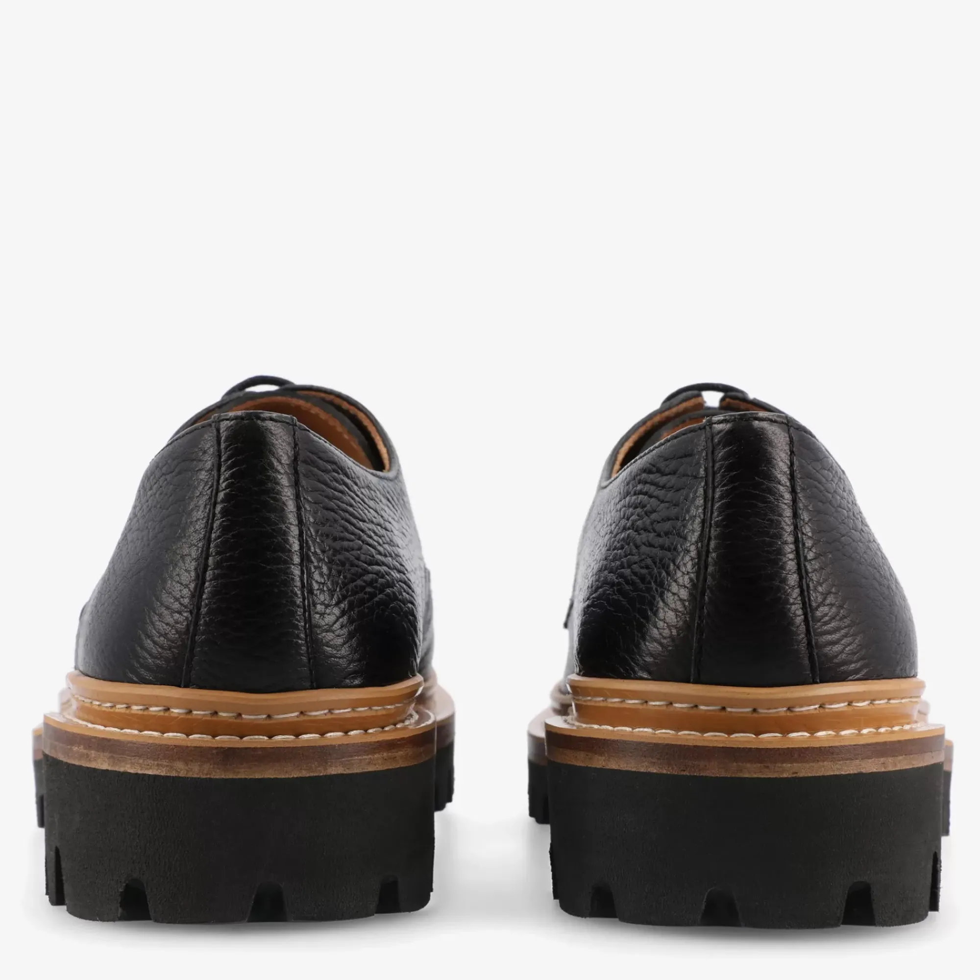 Hot TAFT The Country Derby In Black - Deerskin Shoe |