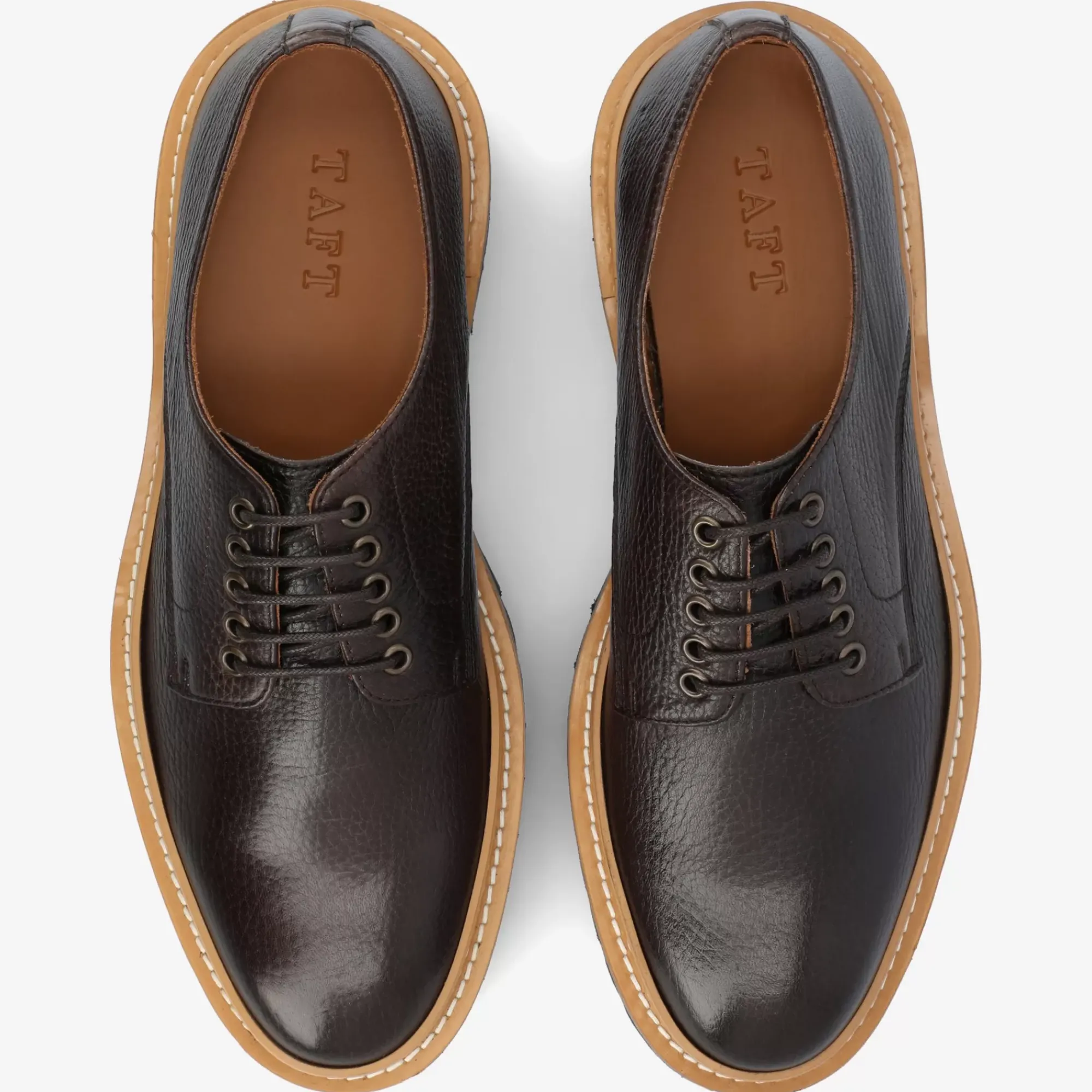 Sale TAFT The Country Derby In Coffee - Brown Mens Formal Shoe |
