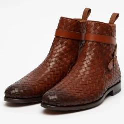 Hot TAFT The Dylan Boot - Woven Leather Boot |