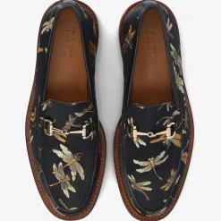 Online TAFT The Fitz Black Loafers - Black Dragonfly |