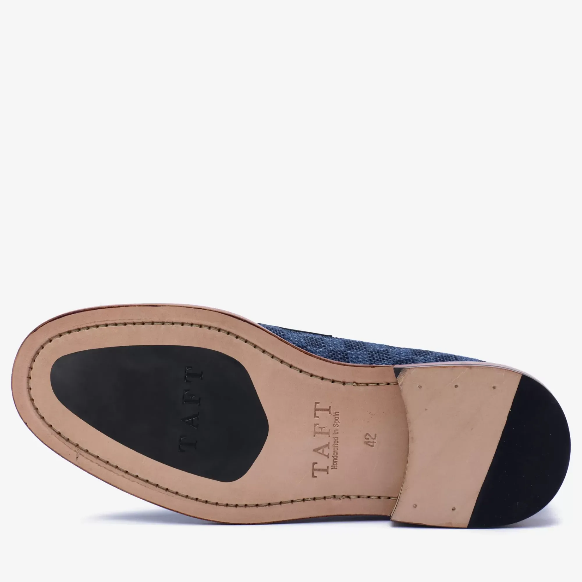 Discount TAFT The Fitz Loafer In Blue Check - Blue Loafers |