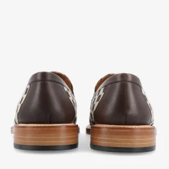 Online TAFT The Fitz Loafer In Brown Check |