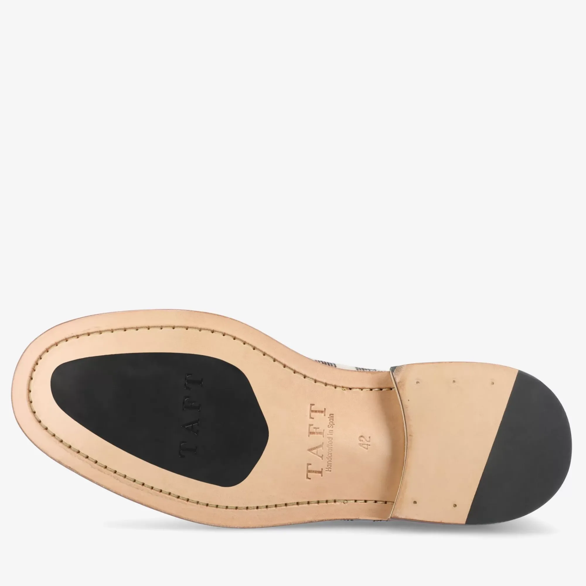 Online TAFT The Fitz Loafer In Brown Check |