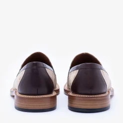 New TAFT The Fitz Loafer In Champagne - Velvet Loafers |