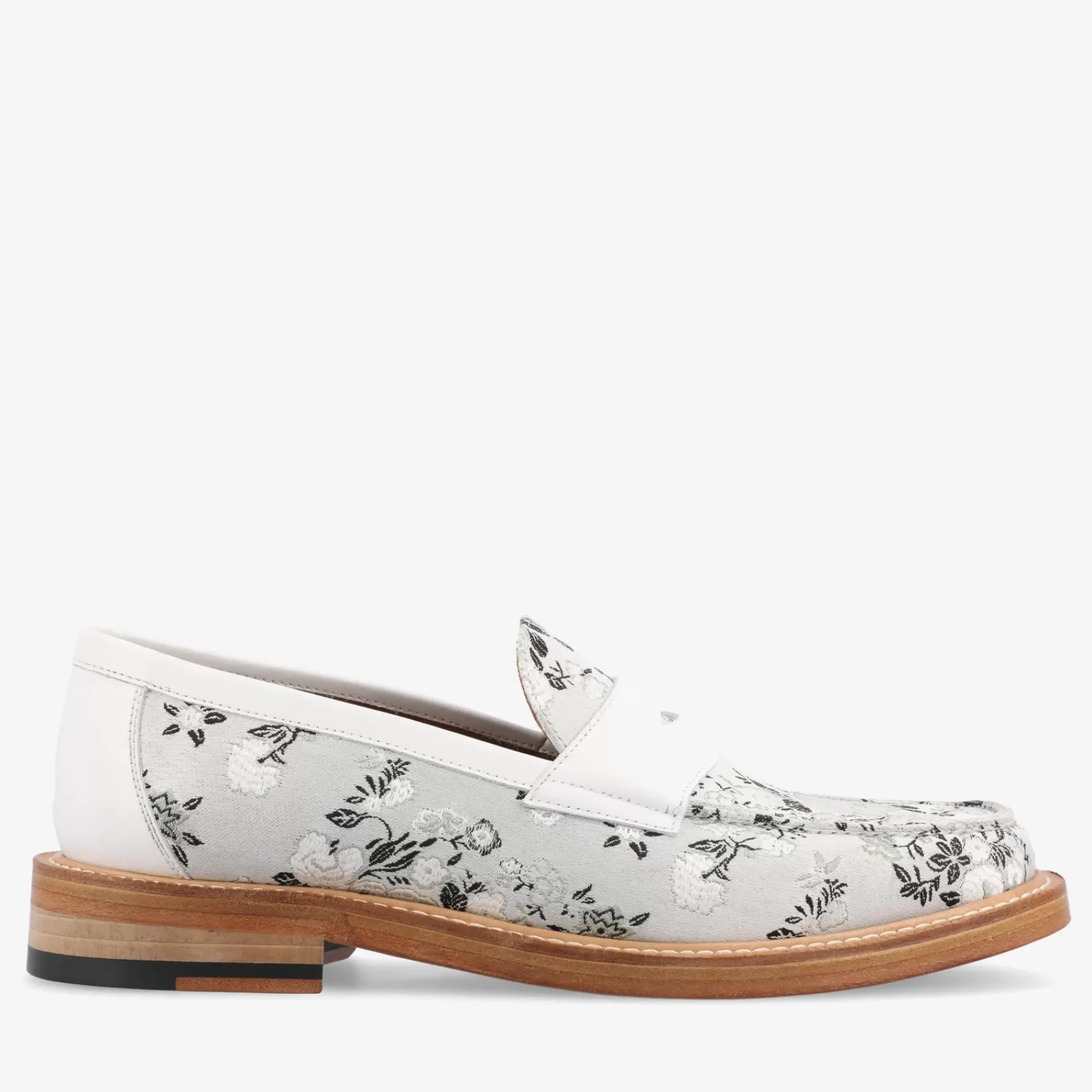 Sale TAFT The Fitz Loafer In Eden Blanc - White Loafers For Men |