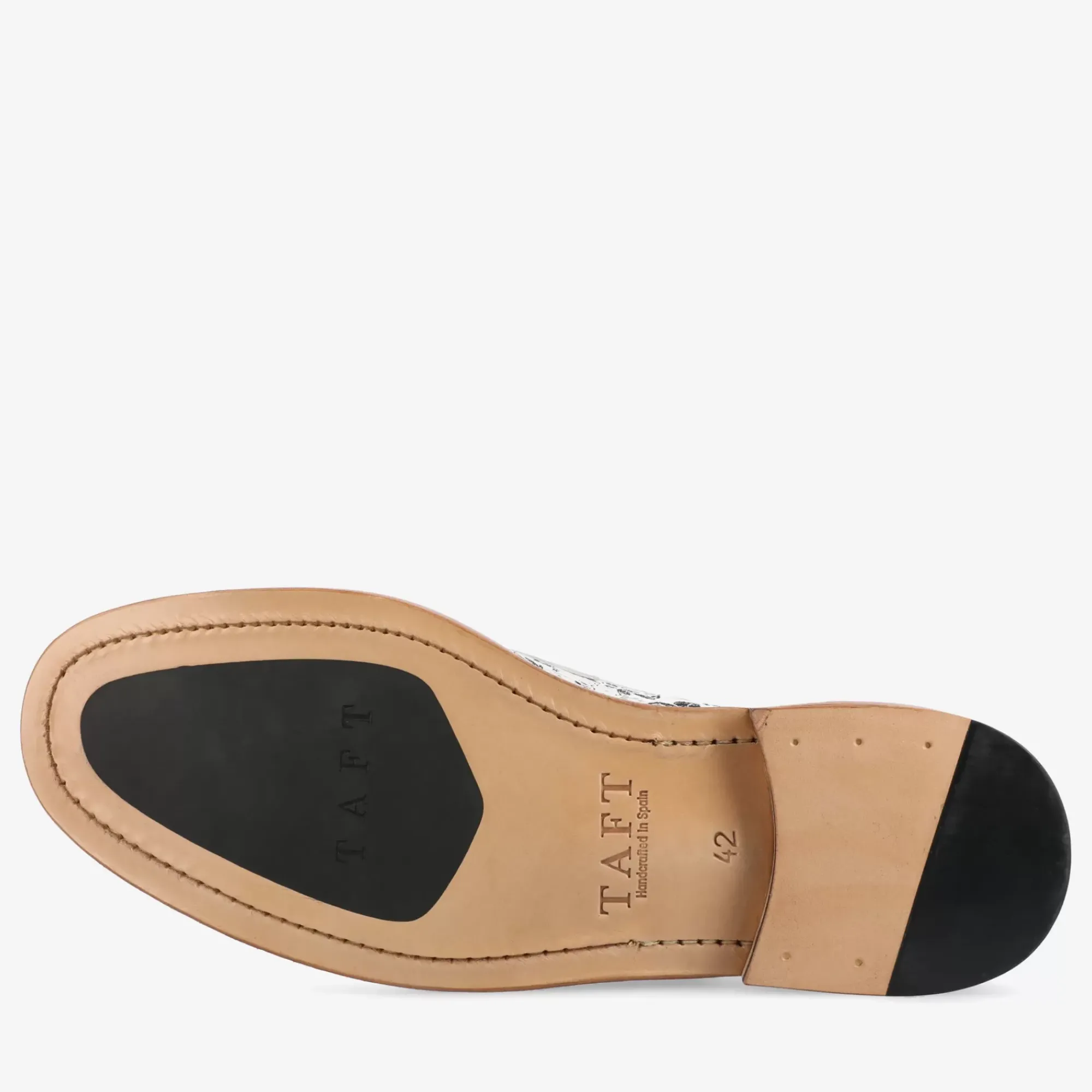 Sale TAFT The Fitz Loafer In Eden Blanc - White Loafers For Men |