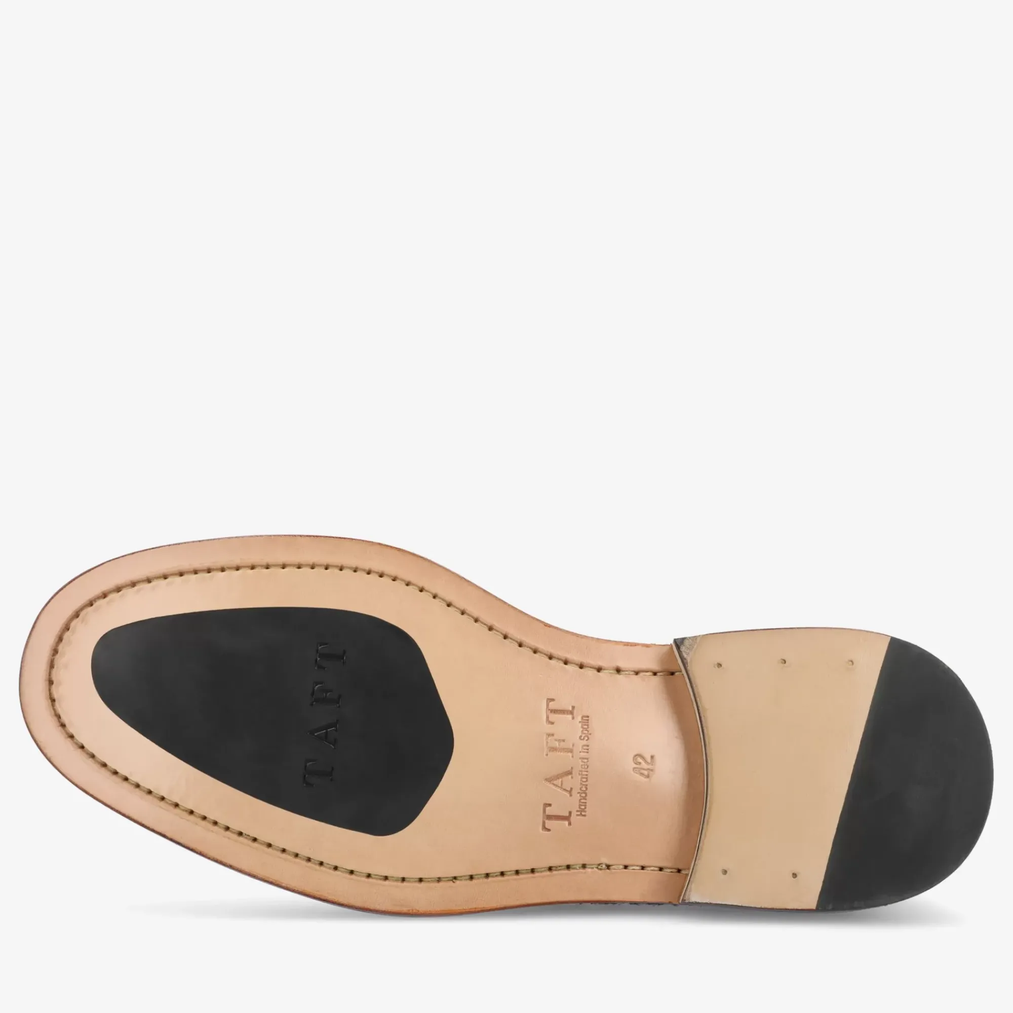 New TAFT The Fitz Loafer In Rainclouds - Black And White Dot |