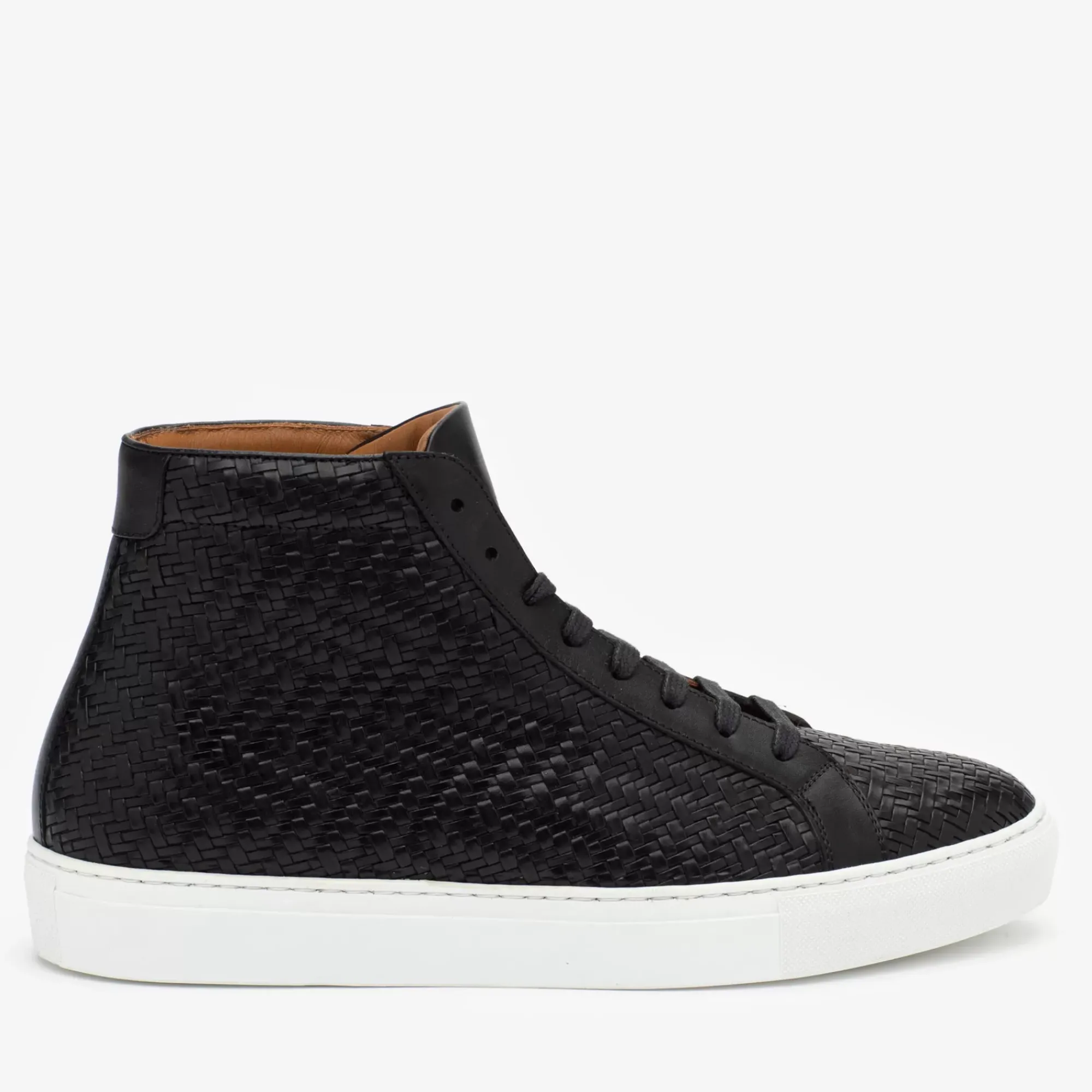 Outlet TAFT The Hightop Sneaker In Black Woven |