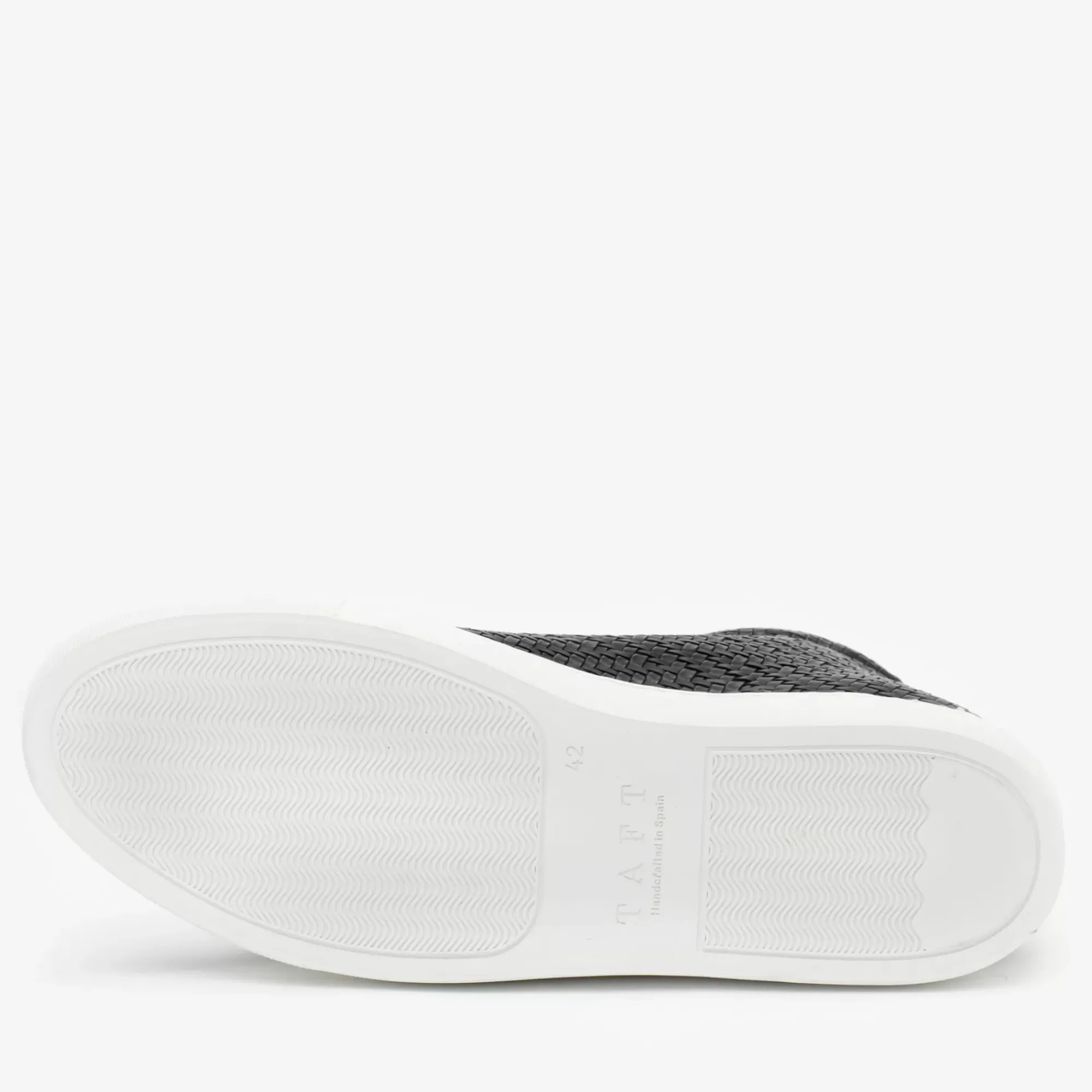 Outlet TAFT The Hightop Sneaker In Black Woven |