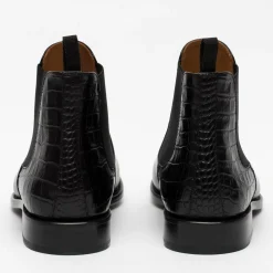 Online TAFT The Hiro Boot - Men'S Black Leather Chelsea Boots |