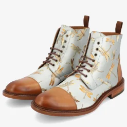 TAFT The Jack Boot In Blue Dragonfly Print |