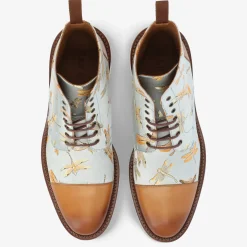 TAFT The Jack Boot In Blue Dragonfly Print |