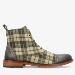 Online TAFT The Jack Boot In Green Plaid |