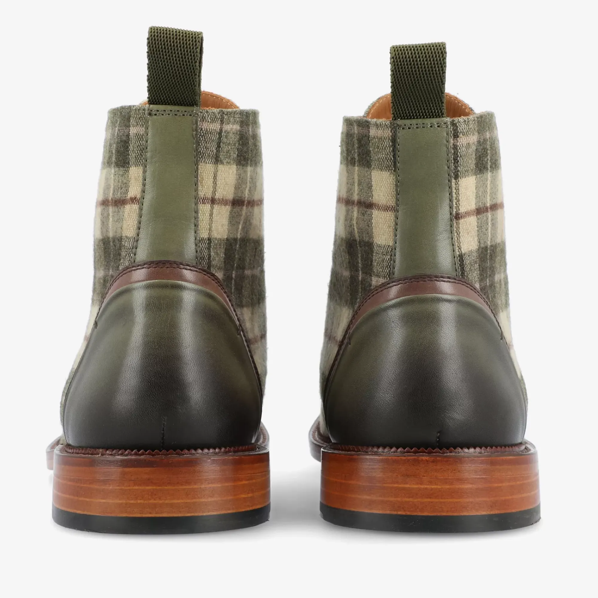 Online TAFT The Jack Boot In Green Plaid |