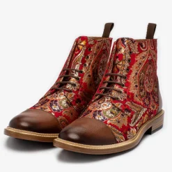 Best TAFT The Jack Boot In Red Paisley |