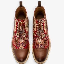 Best TAFT The Jack Boot In Red Paisley |