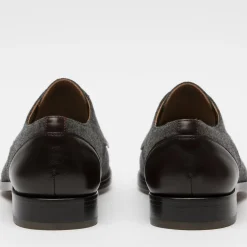 Best TAFT The Jack Shoe In Grey/Oxblood Leather |
