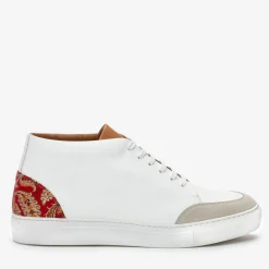 Discount TAFT The Klay Mid Top Sneaker In Red/White |