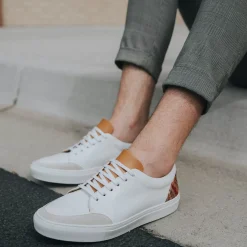 Best TAFT The Klay Sneaker - Red/White Leather Sneakers |