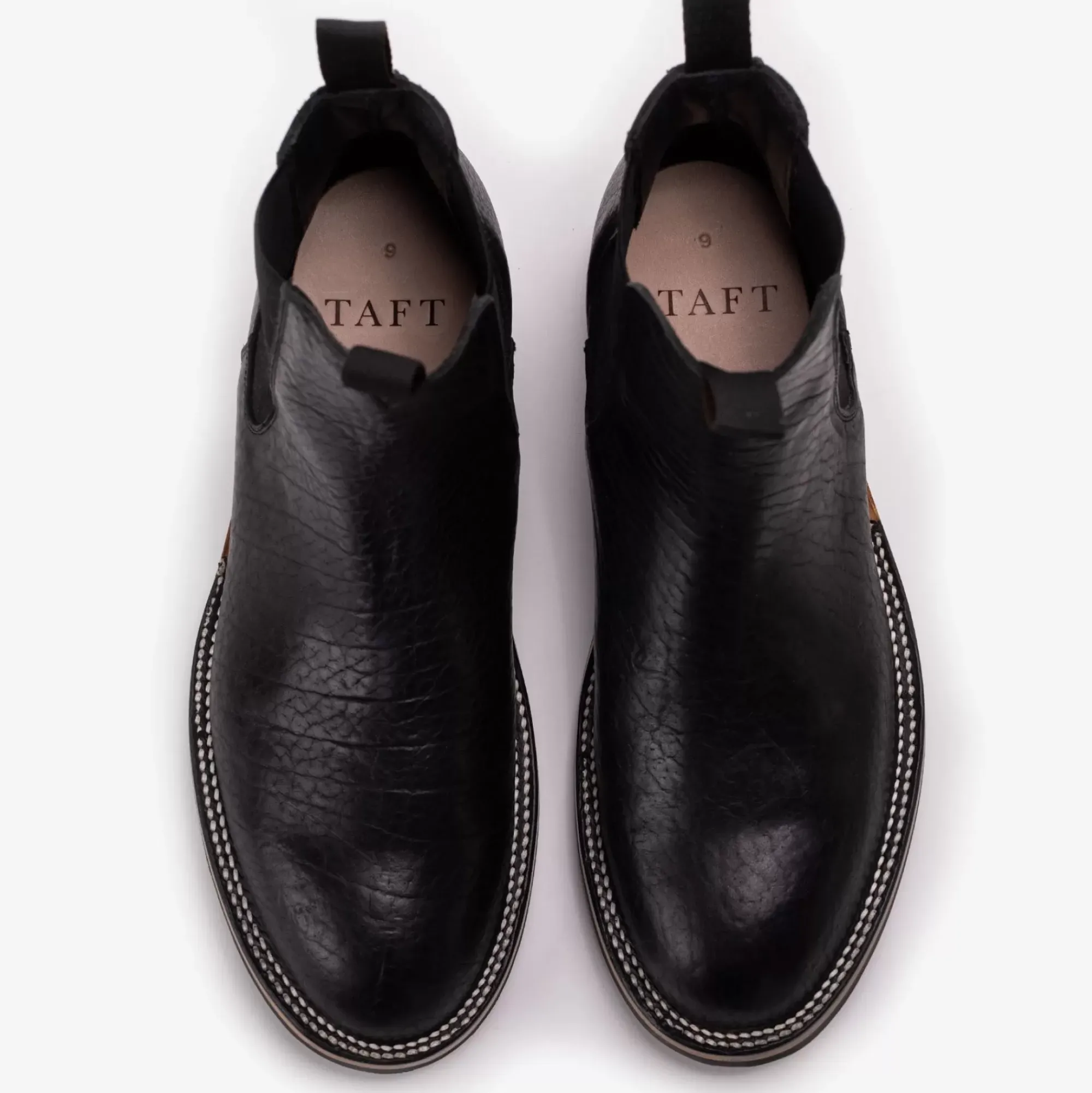 Hot TAFT The Legion Boot In Black Bison Leather |