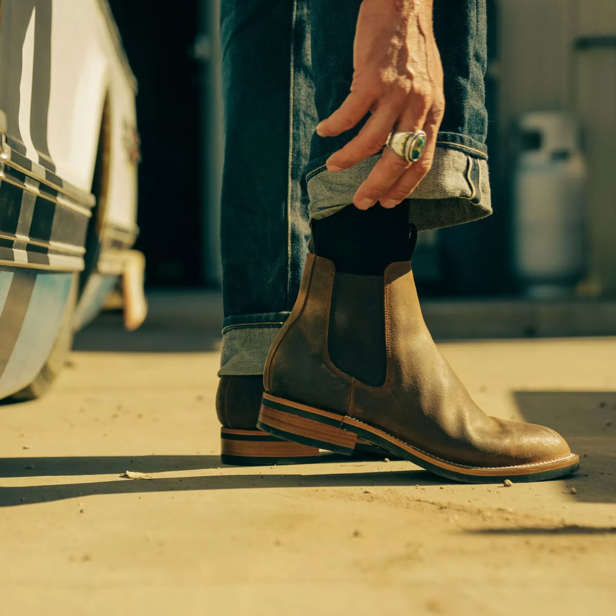 TAFT The Legion Stitchdown Boot In Rust |
