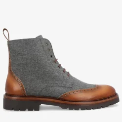 Hot TAFT The Livingston Boot In Grey/Brown Wool Boots |