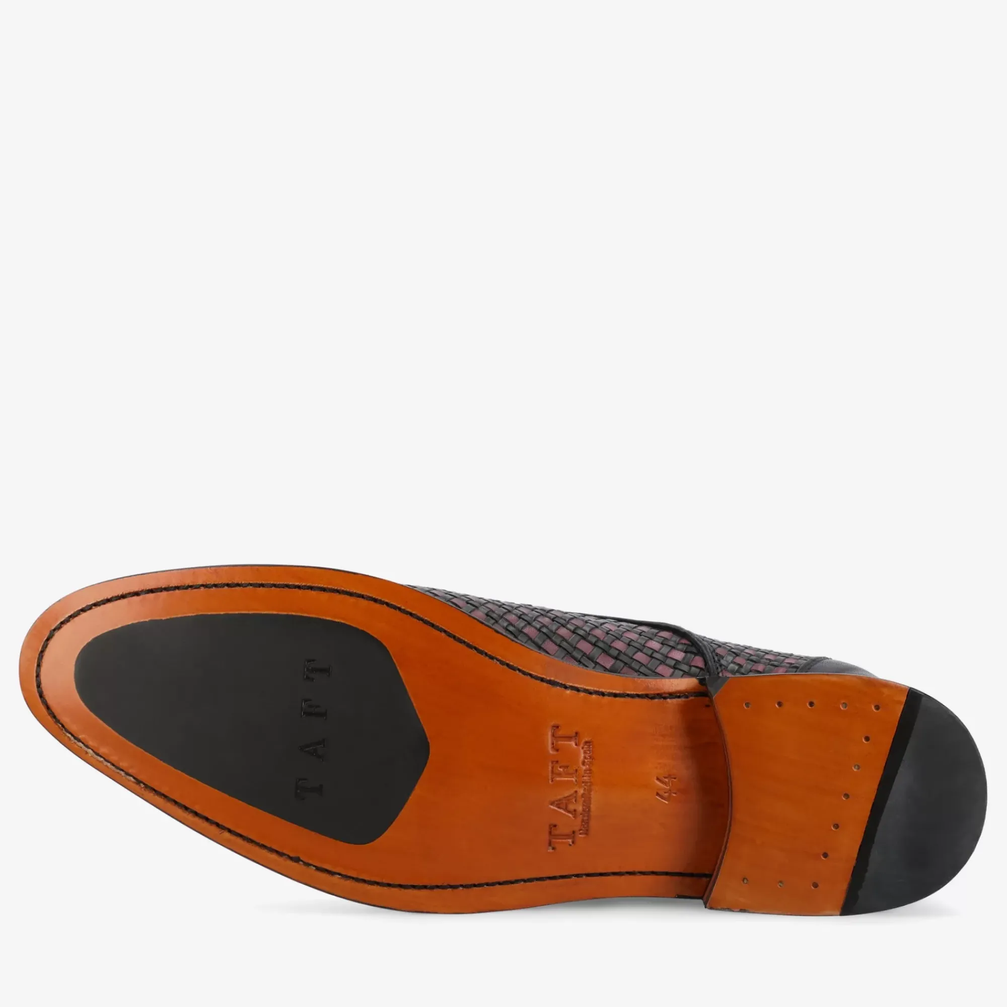 Discount TAFT The Lucca Double Monk Strap Shoe In Black Woven |
