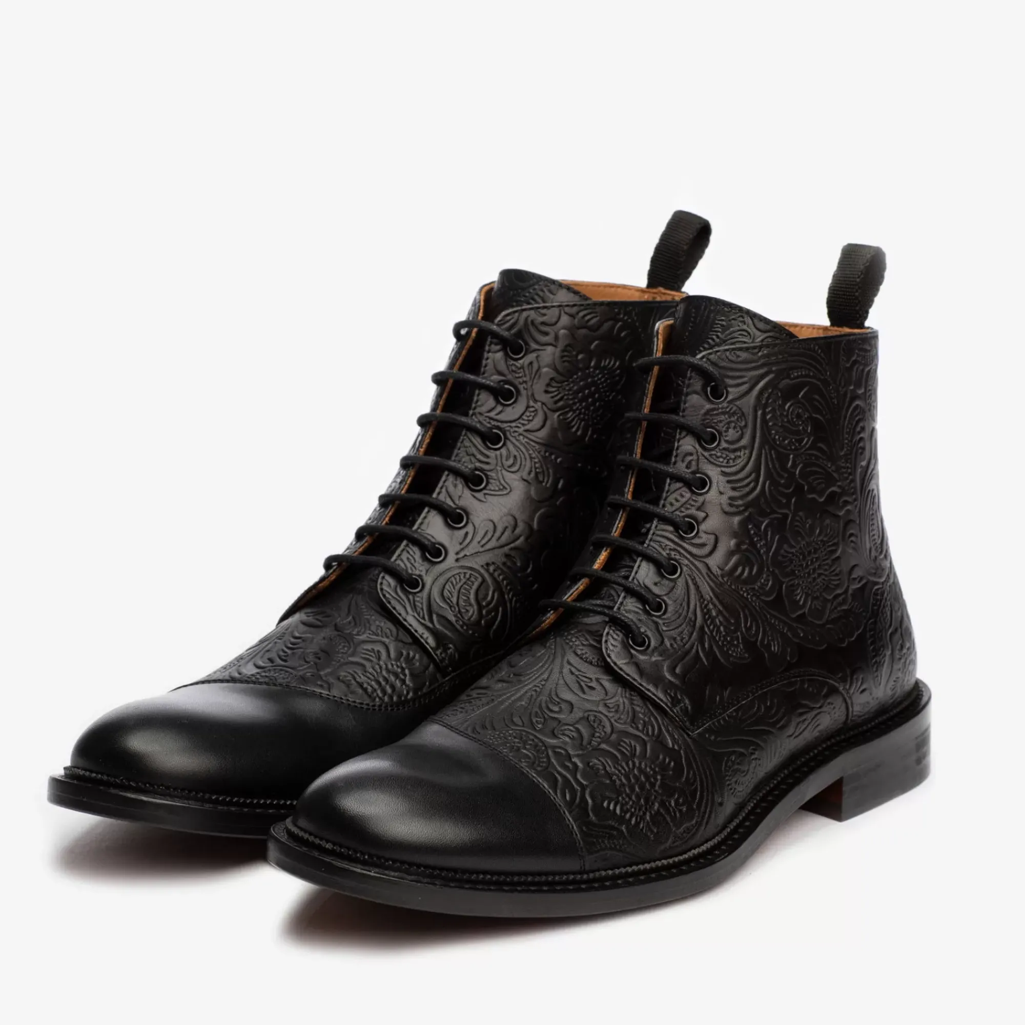 Hot TAFT The Paris Boot In Black Floral - Ankle Boots |