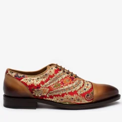 Outlet TAFT The Paris Shoe In Red Paisley |