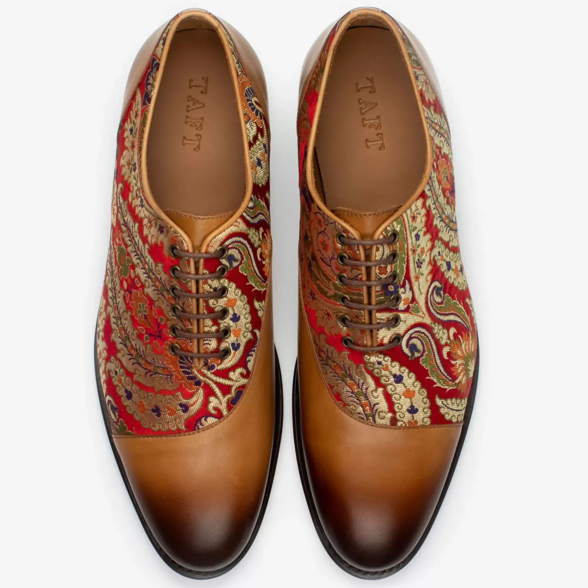 Outlet TAFT The Paris Shoe In Red Paisley |