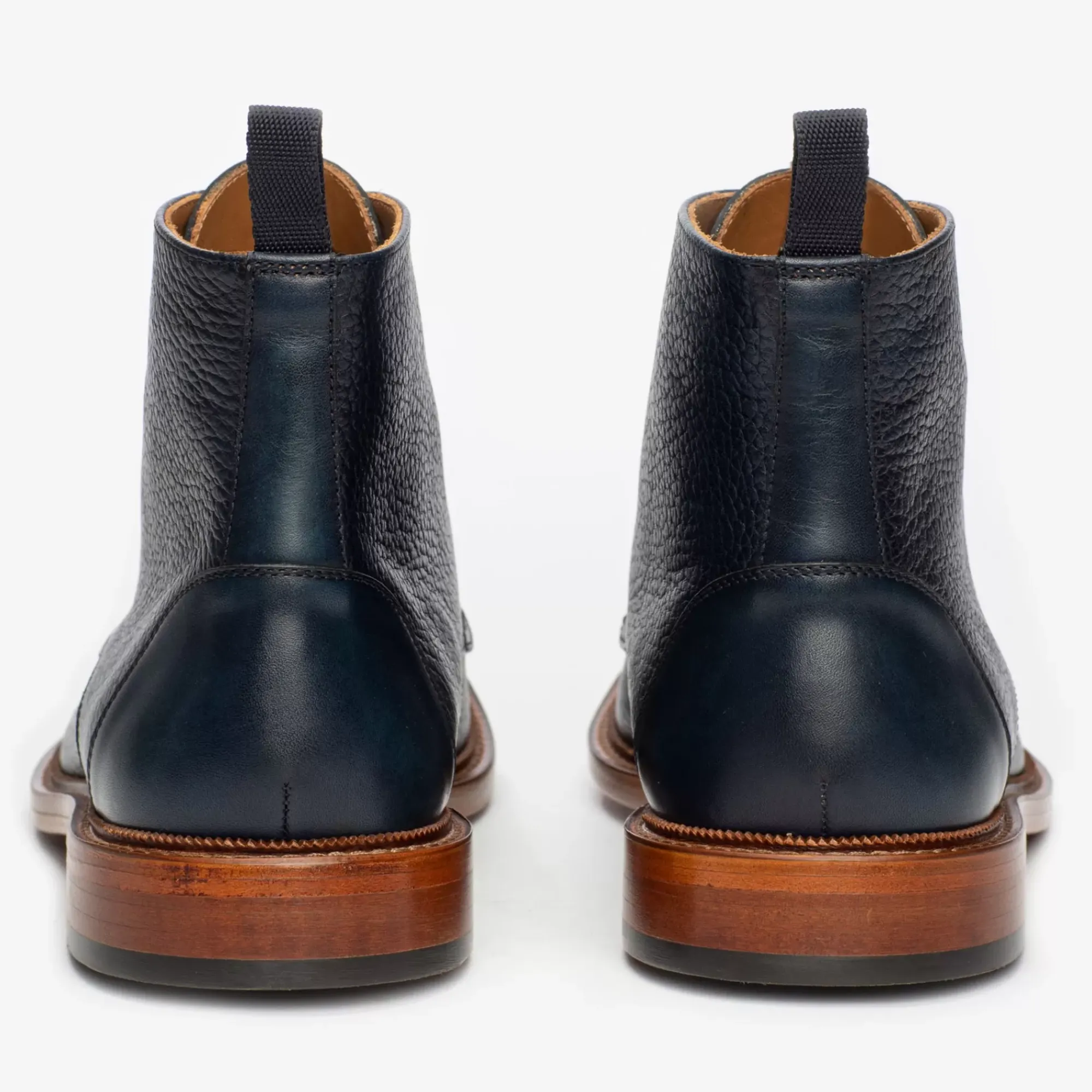 Sale TAFT The Rome Boot - Navy Leather Boots |