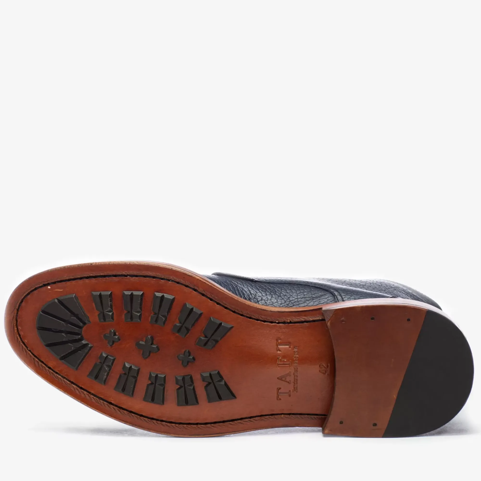 Sale TAFT The Rome Boot - Navy Leather Boots |