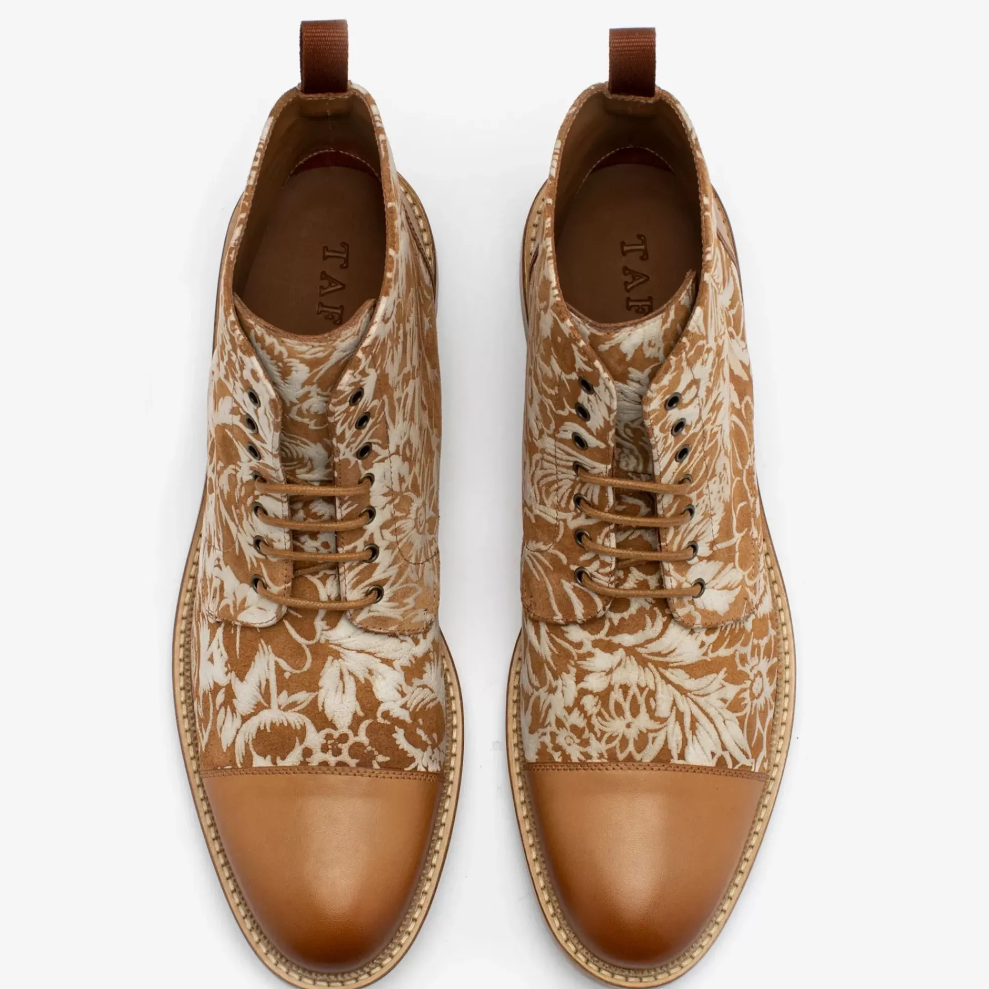 Outlet TAFT The Rome Boot - Suede Print Floral Boots |