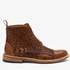 Hot TAFT The Rome Boot In Woven - Leather Boots |