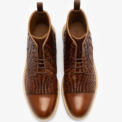 Hot TAFT The Rome Boot In Woven - Leather Boots |