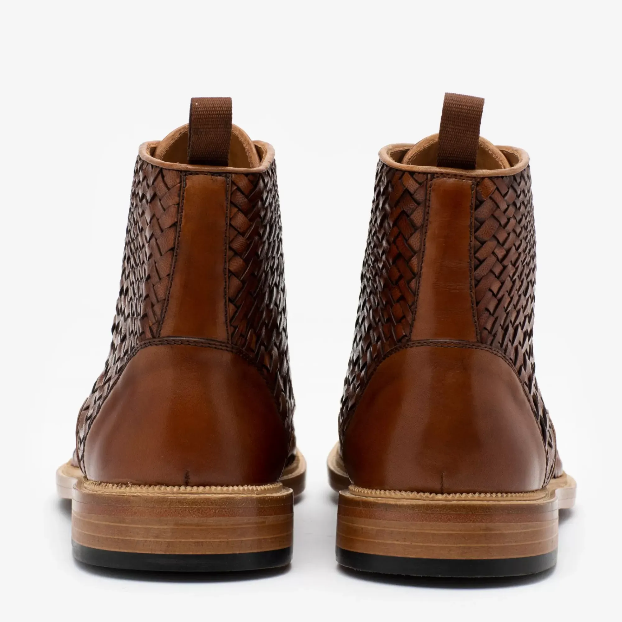 Hot TAFT The Rome Boot In Woven - Leather Boots |