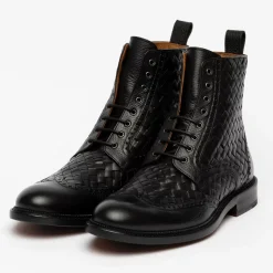 Sale TAFT The Saint Boot In Black - Men'S Leather Dress Boot