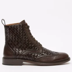 TAFT The Saint Boot In Espresso Brown - Dress Boot |