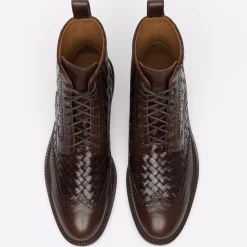 TAFT The Saint Boot In Espresso Brown - Dress Boot |