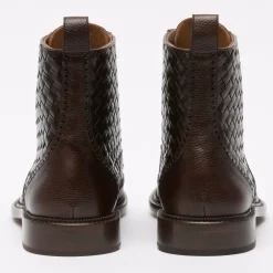 TAFT The Saint Boot In Espresso Brown - Dress Boot |