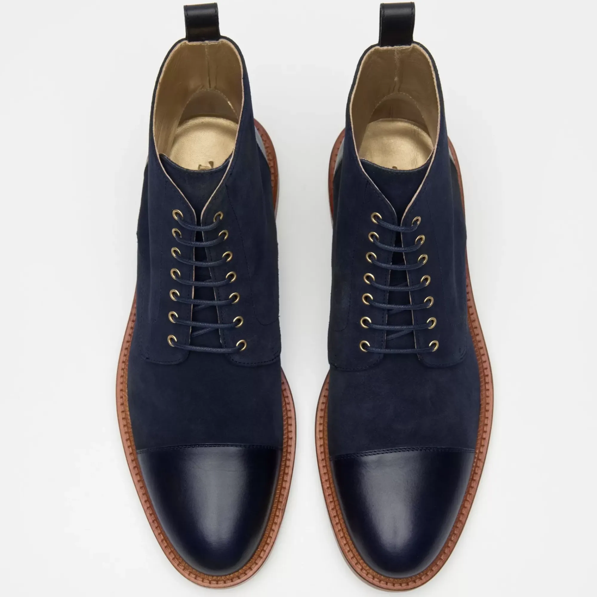 Discount TAFT The Troy Boot - Navy Suede Boots |