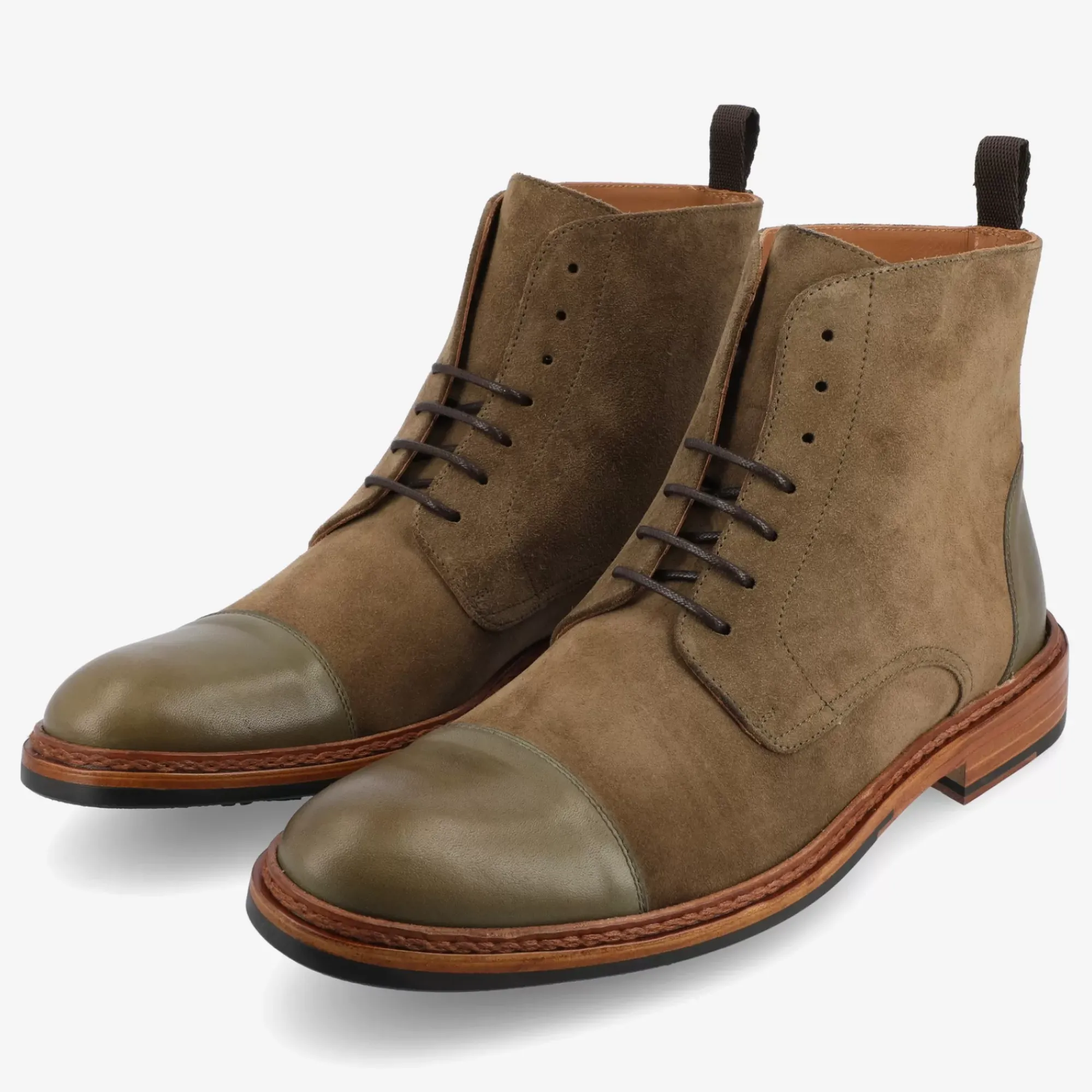 TAFT The Troy Boot In Olive