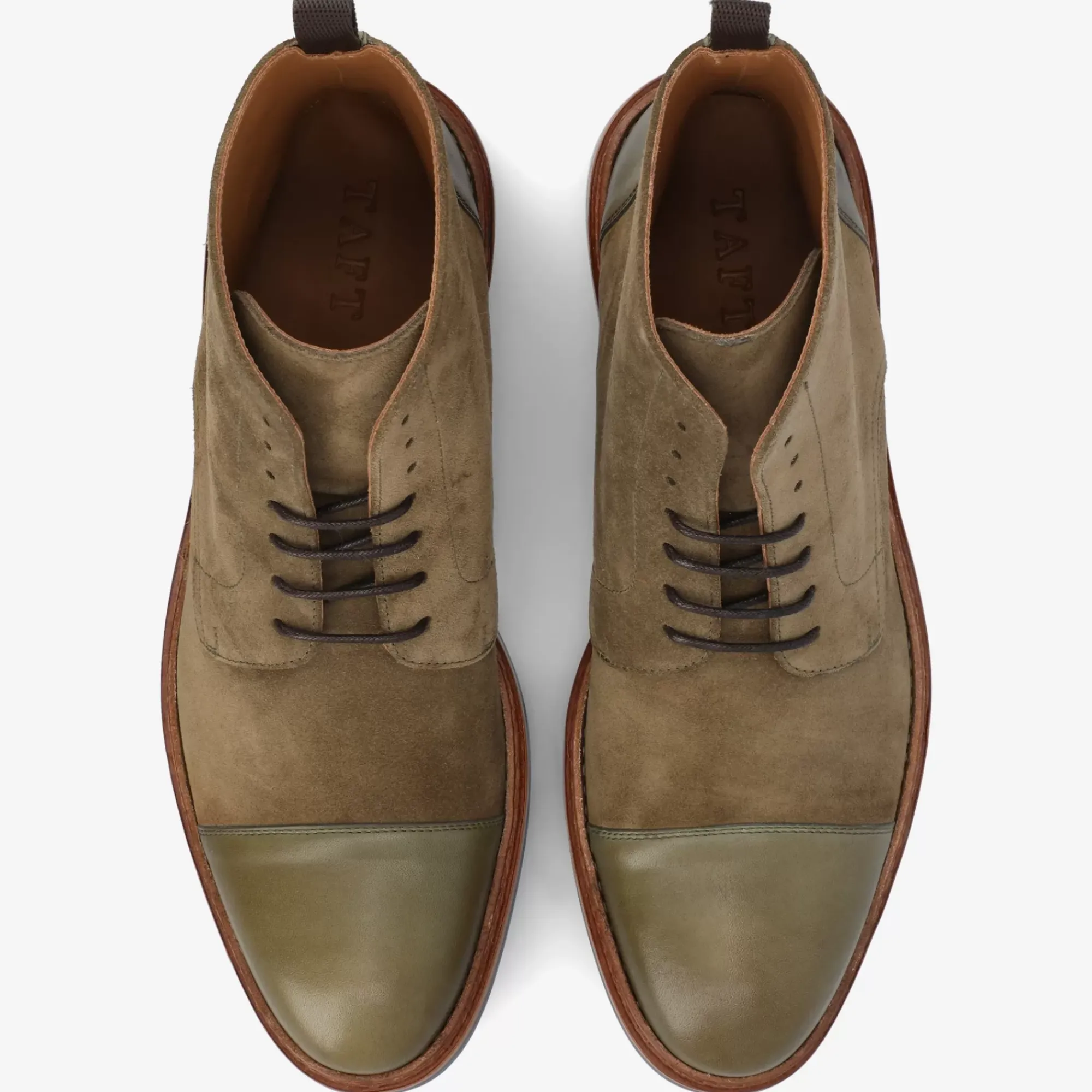 TAFT The Troy Boot In Olive